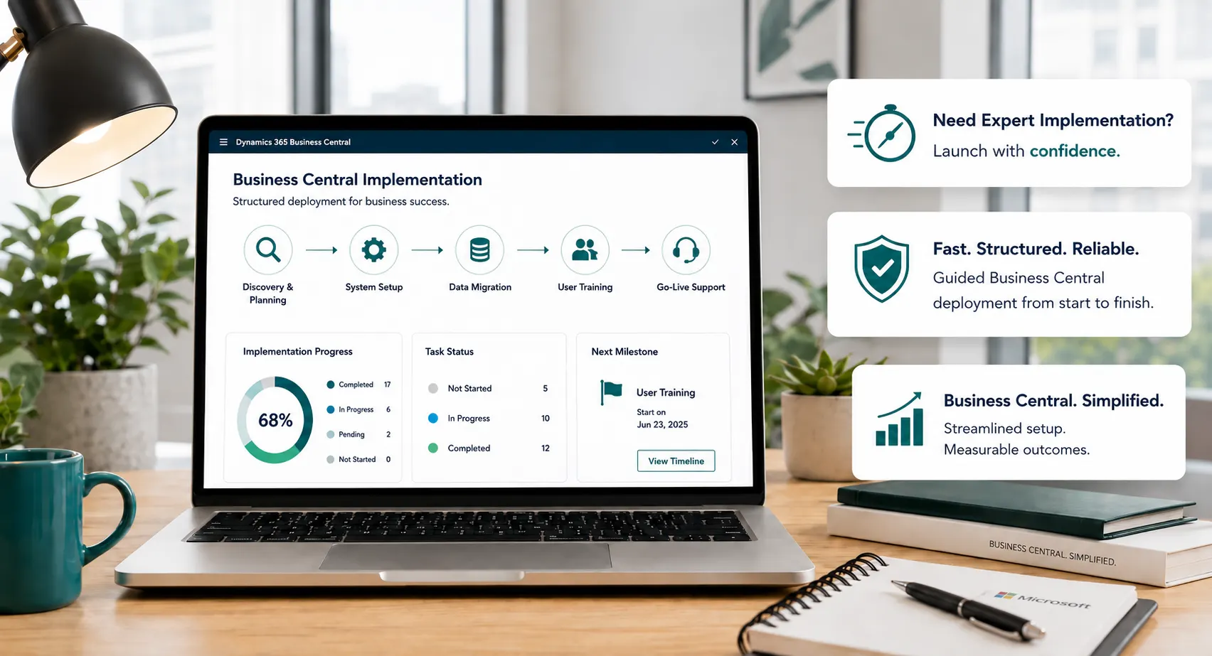Complete custom software implementation project